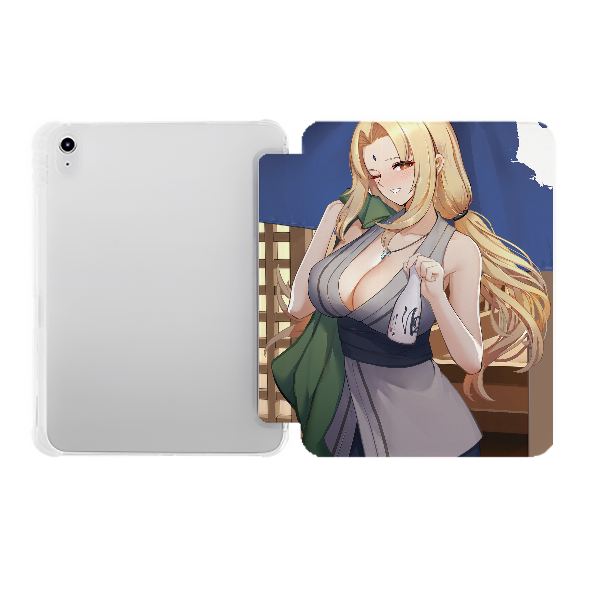 （画像用） NARUTO -ナルト- NARUTO -ナルト- 疾風伝 IPad ケース ペン収納付き 三つ折りスタンド PUレザー×シリコン 対応機種9.5/10.5/10.9インチ